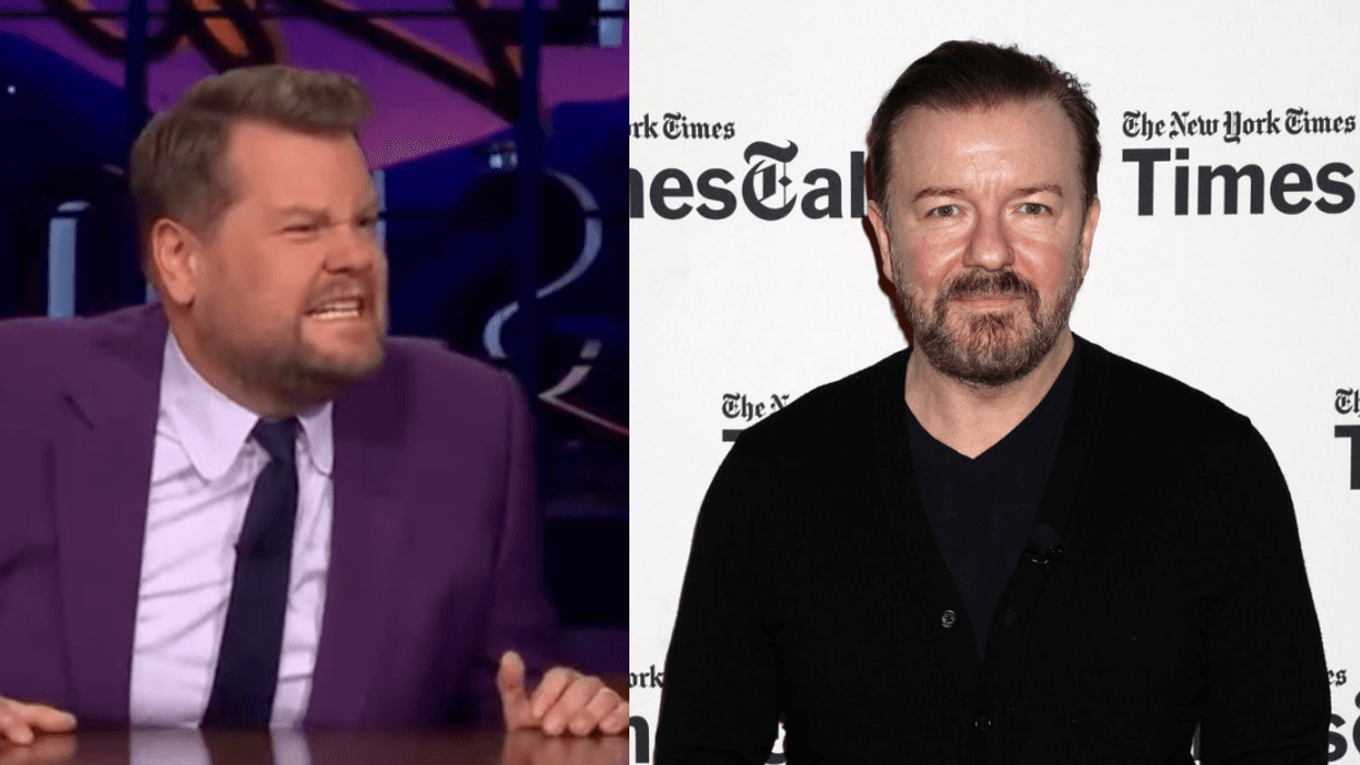 James Corden Claims He 'Inadvertently' Told Ricky Gervais Joke Almost Word-For-Word After Getting Called Out
