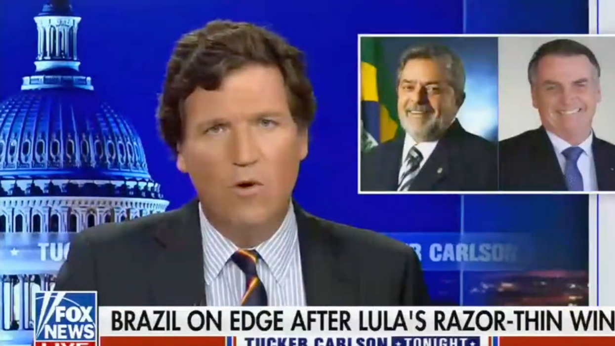 Tucker Carlson Just Called Brazil's Presidential Election Into Question—And Here We Go Again