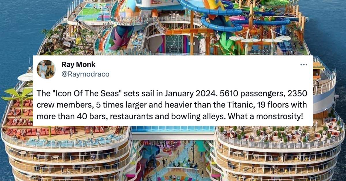 Psychologist Explains Why That Viral Photo Of A Massive Cruise Ship Is Freaking People Out