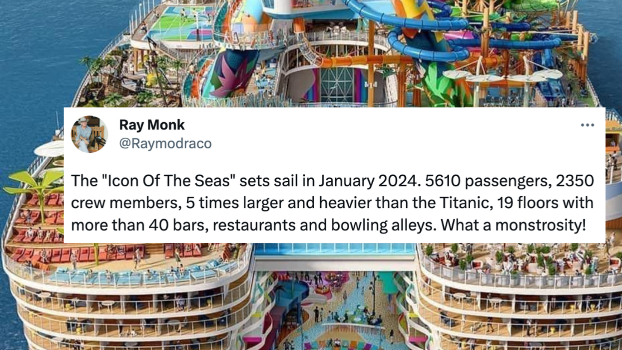 Psychologist Explains Why That Viral Photo Of A Massive Cruise Ship Is Freaking People Out
