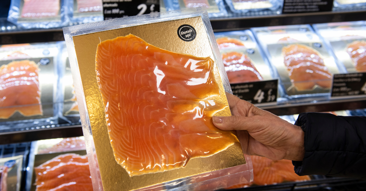 TikToker Captures Parasitic Worm Wriggling Around Inside Pack Of Costco Salmon—And NOPE