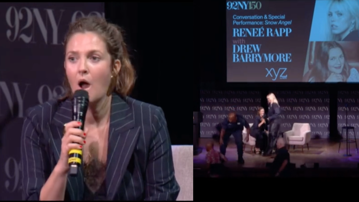 Alleged Stalker Rushes Stage At Live Drew Barrymore Show In Tense Video