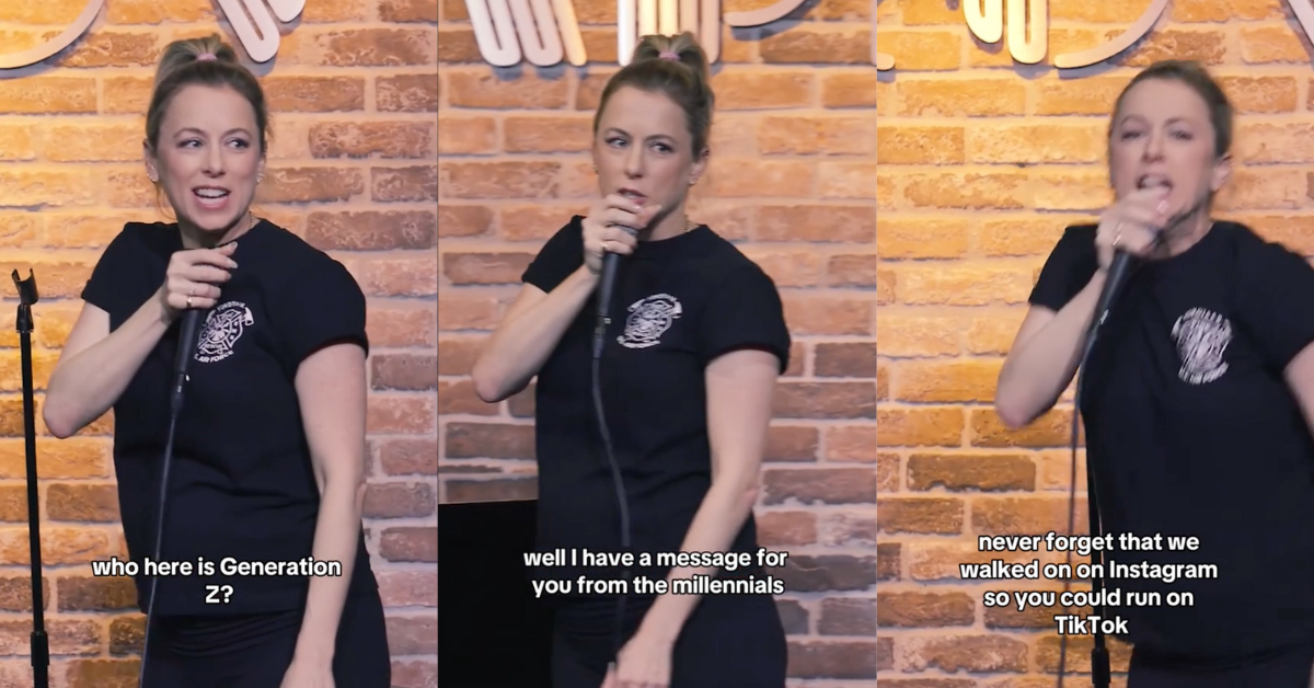 Comedian Hilariously Goes Off On Gen Z For Constantly Picking On Millennials—And She's Got A Point