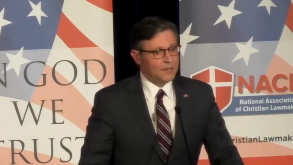 Mike Johnson Says God Chose Him To Be The 'New Moses' In Unhinged Speech
