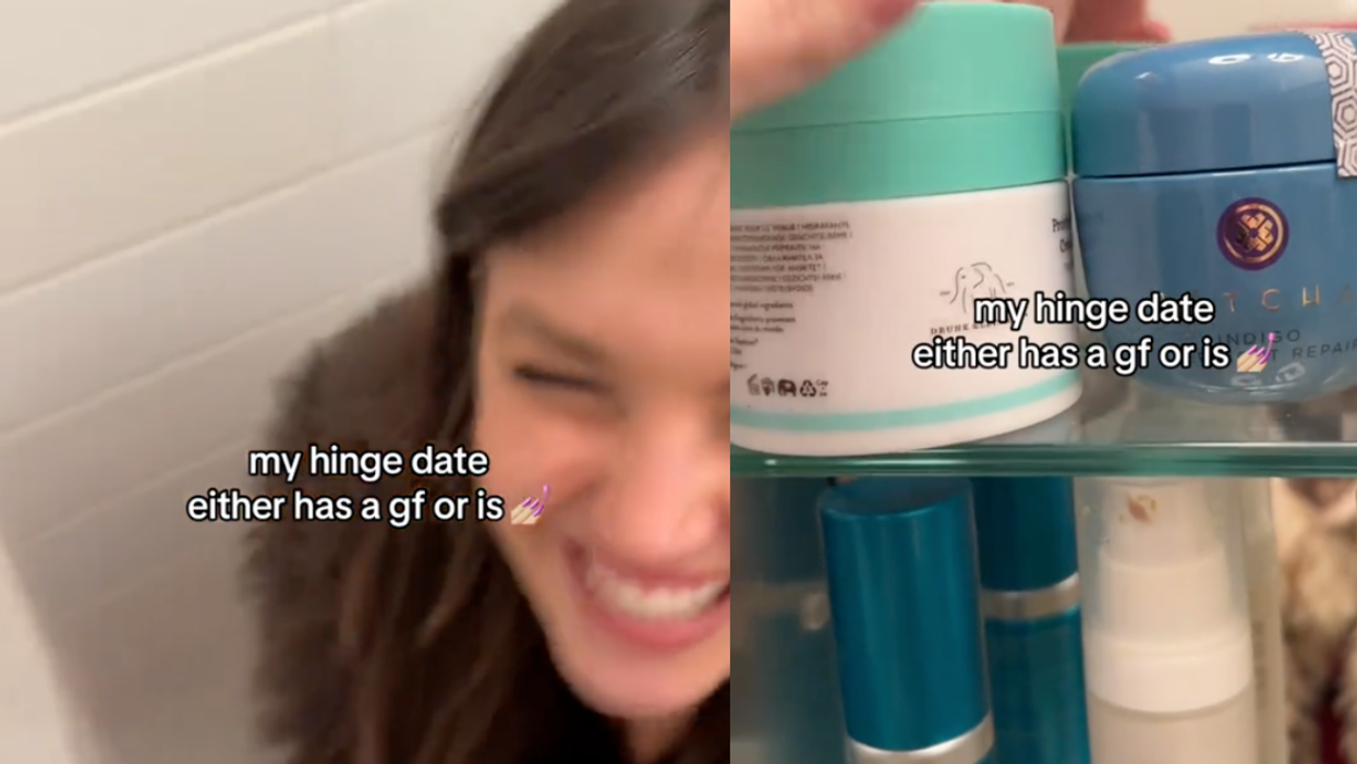 TikToker Suspects Hinge Date Might Have A Girlfriend Based On Items She Finds In His Bathroom