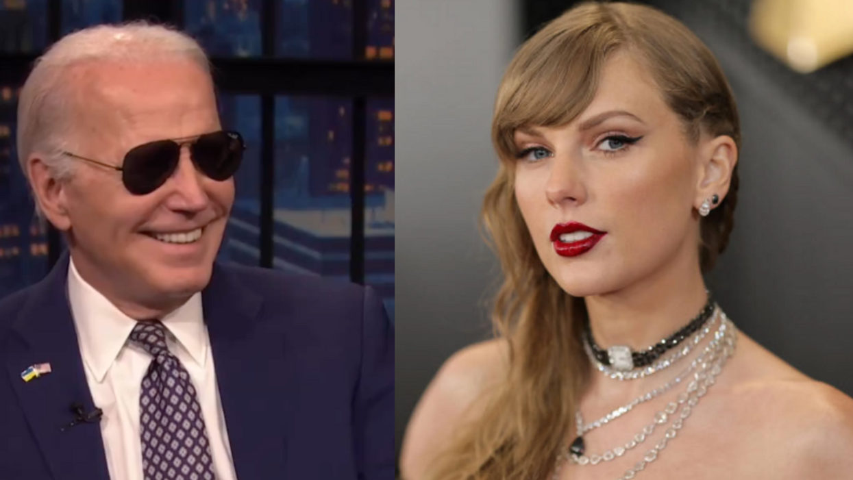 Biden Went Full 'Dark Brandon' About Taylor Swift Theories In Hilarious 'Seth Meyers' Interview