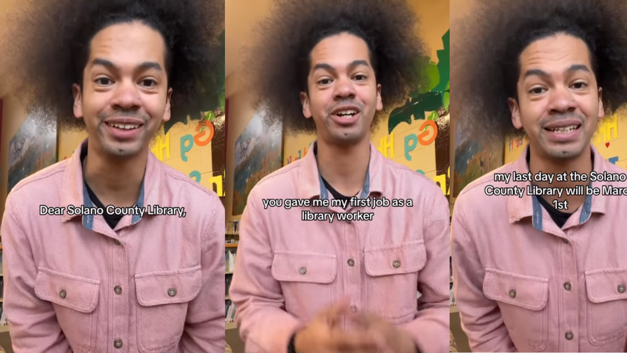 Librarian Who Went Viral For Spreading 'Library Joy' Resigns To Focus On His Mental Health