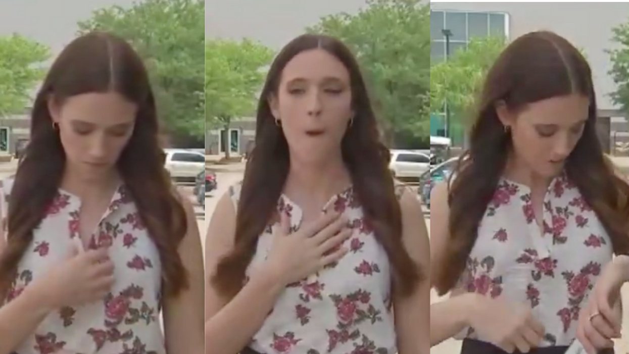 News Reporter Realizes Her Shirt Has Been Inside Out After Full Day Of Reporting In Hilarious Video