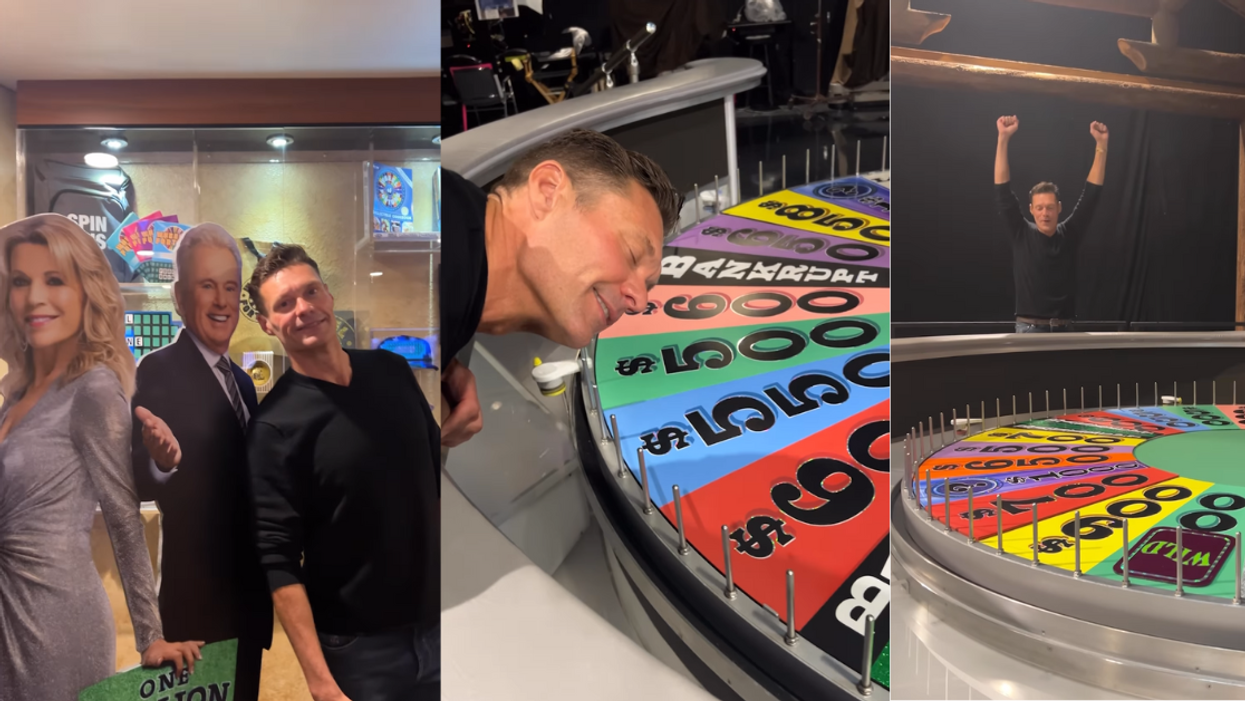 Ryan Seacrest Shares Giddy Behind-The-Scenes Look At His First Day As 'Wheel Of Fortune' Host