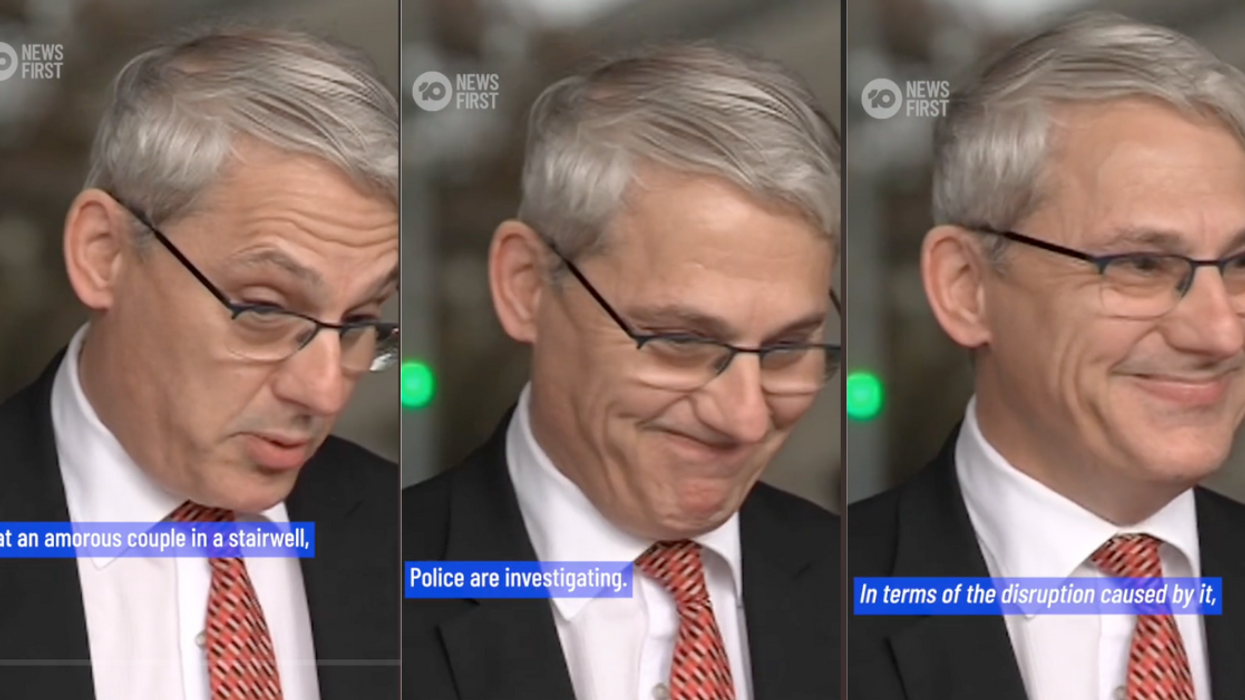 Official Struggles To Keep It Together After Revealing The NSFW Cause Of Train Station Flooding