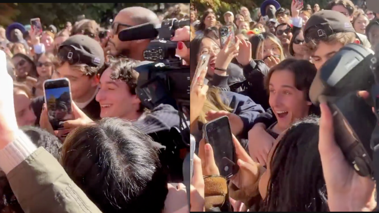 Timothée Chalamet Surprises Fans By Crashing Timothée Chalamet Look-Alike Contest In NYC