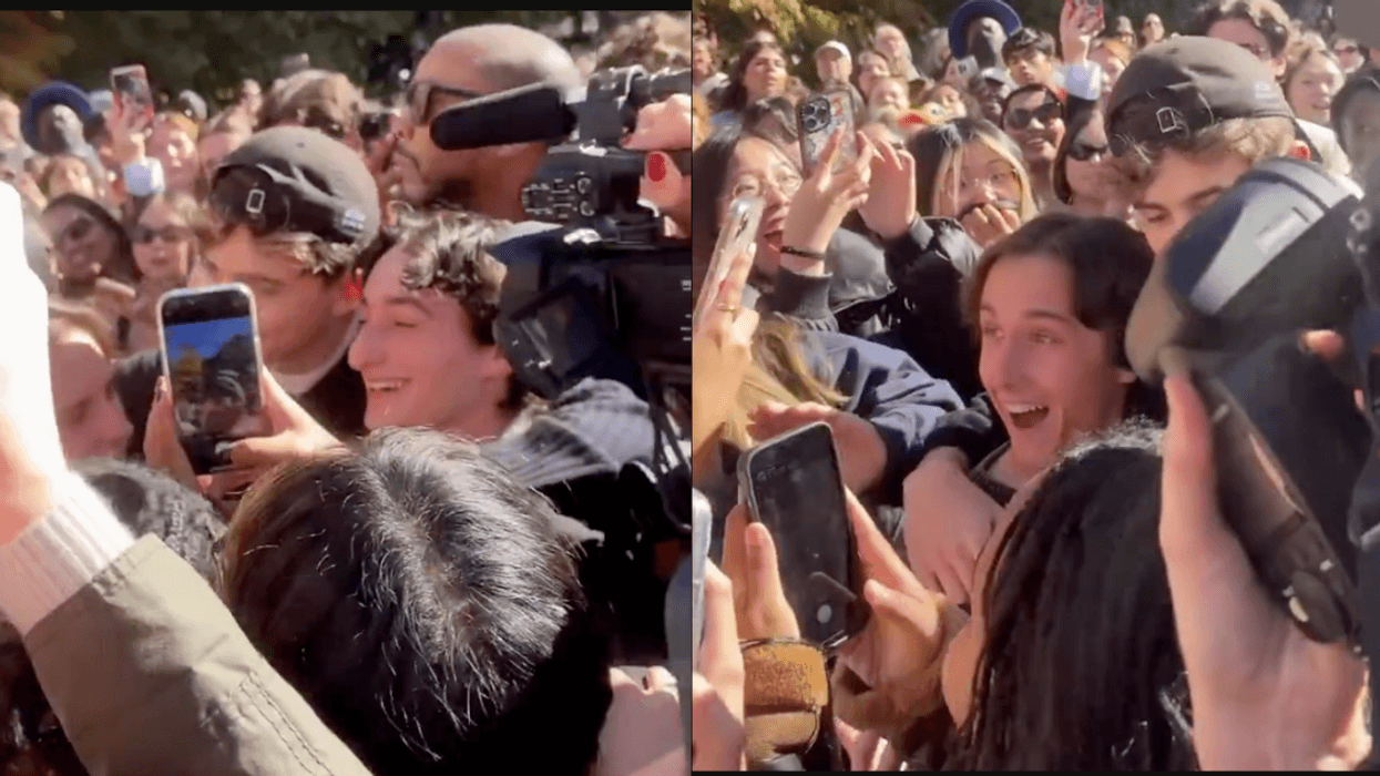 Timothée Chalamet Surprises Fans By Crashing Timothée Chalamet Look-Alike Contest In NYC