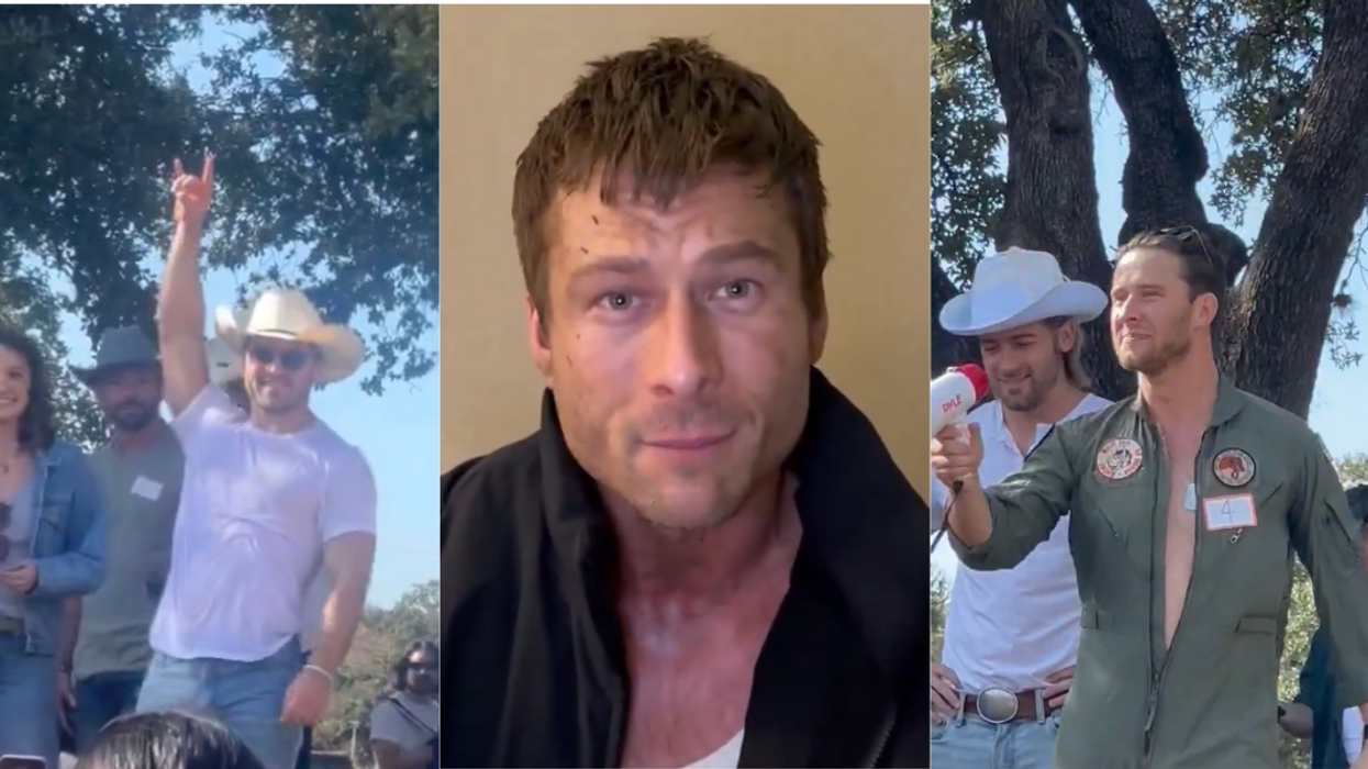 Glen Powell Announces Epic Prize For Lookalike Contest Winner Judged By His Own Mom