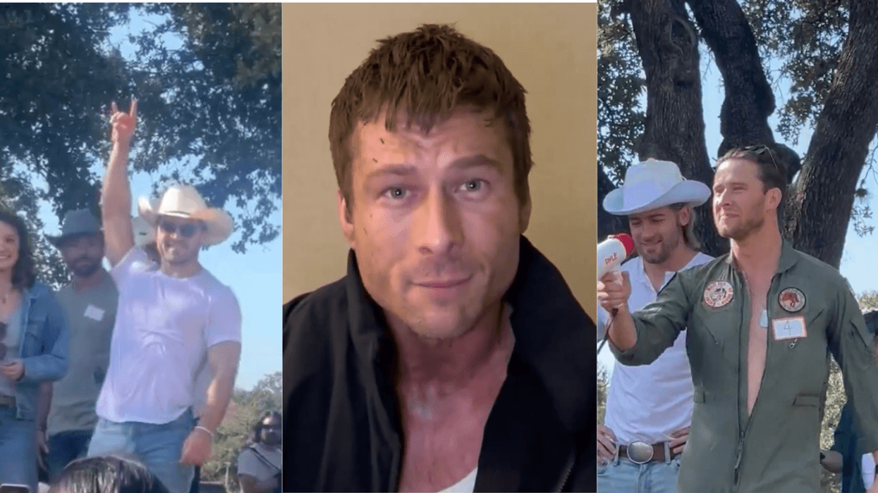 Glen Powell Announces Epic Prize For Lookalike Contest Winner Judged By His Own Mom