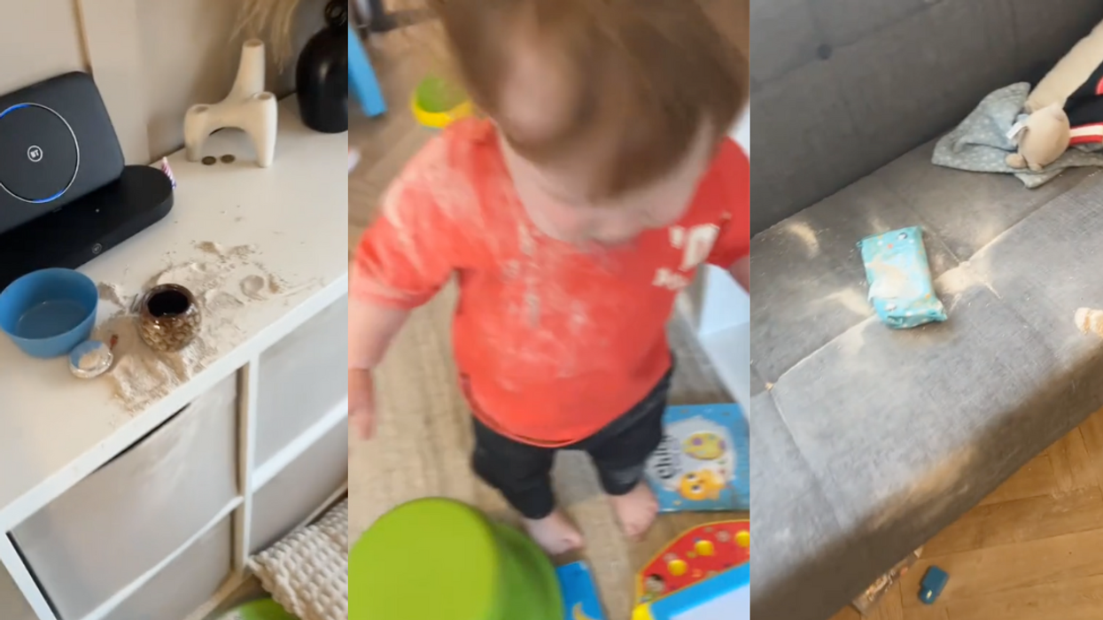 Mom Horrified After Catching Her Toddler Son Eating Her Late Father's Ashes In Viral TikTok