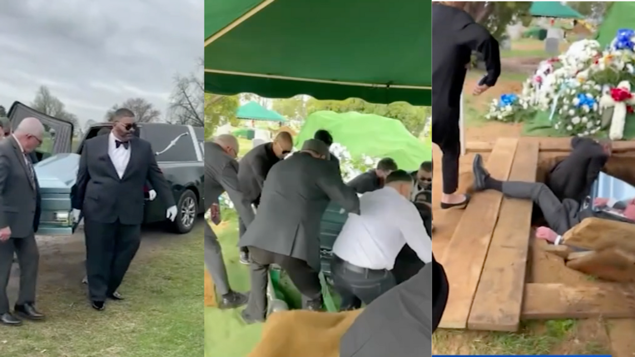 Grieving Family Speaks Out After Video Captures Pallbearers Plunging Into Burial Hole
