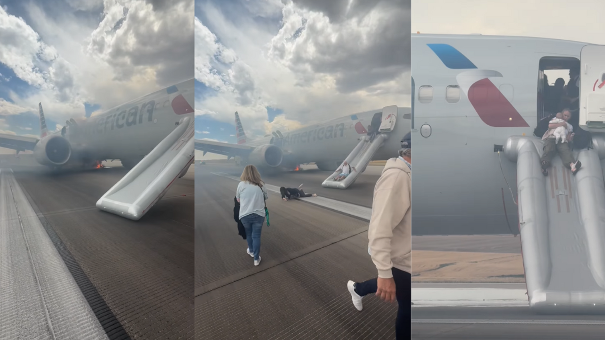 Passengers Forced To Flee Plane After Landing Gear Catches Fire At Denver Airport
