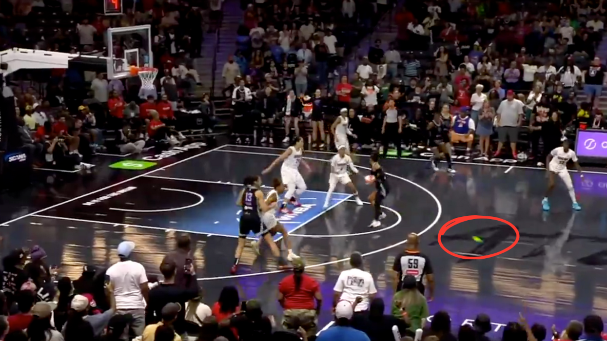 WNBA Announcer Has Classic Reaction After Fan Throws NSFW Adult Toy Onto Court During Game