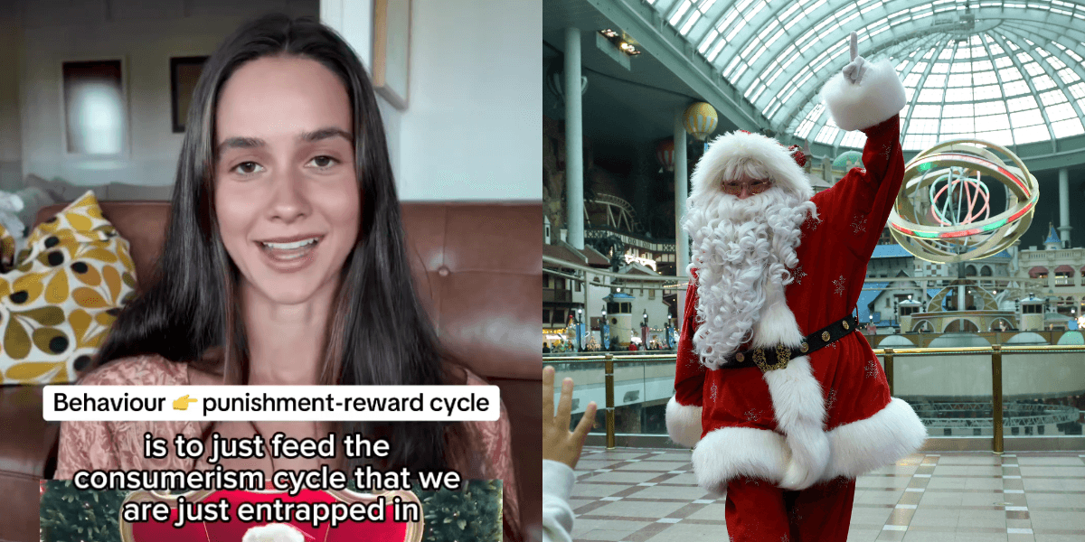 Mom Influencer Sparks Heated Debate After Revealing Why She's 'Ditching Santa' This Year