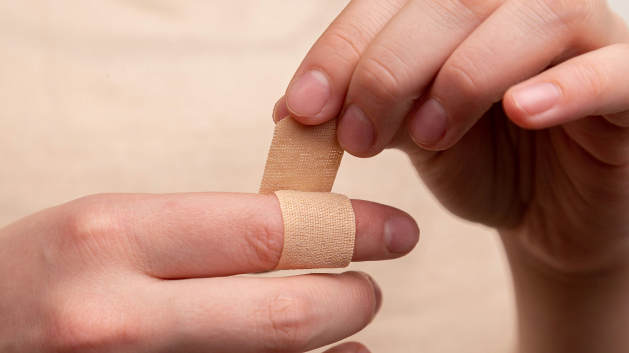 Injured finger