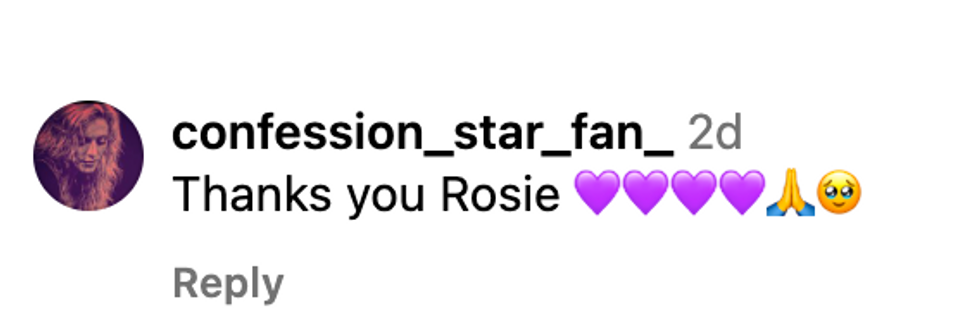Instagram screenshot of @confession_star_fan_'s post