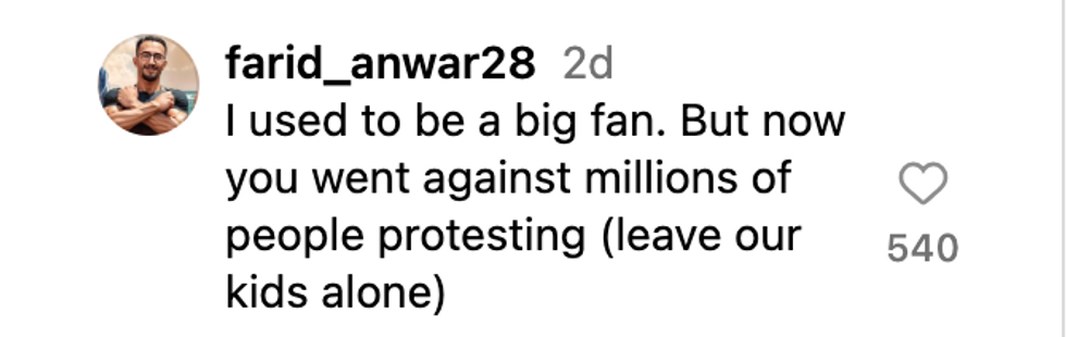 Instagram screenshot of @farid_anwar28's post