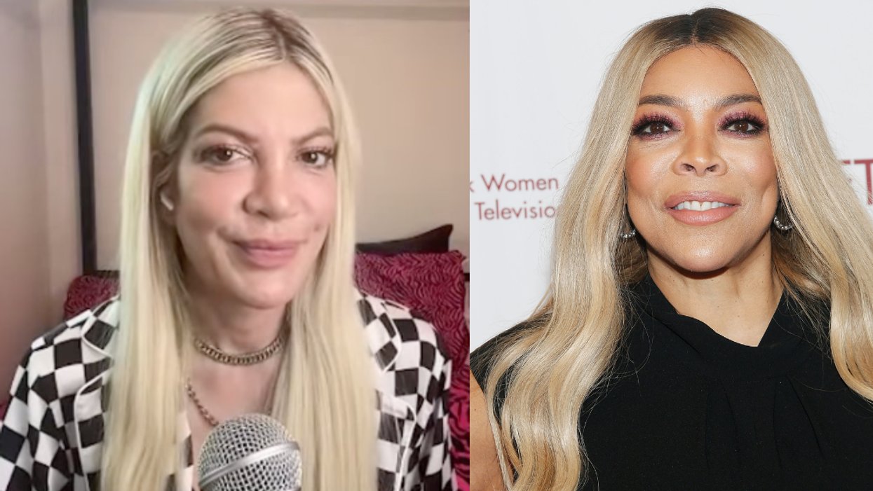 Instagram screenshot of Tori Spelling; Wendy Williams