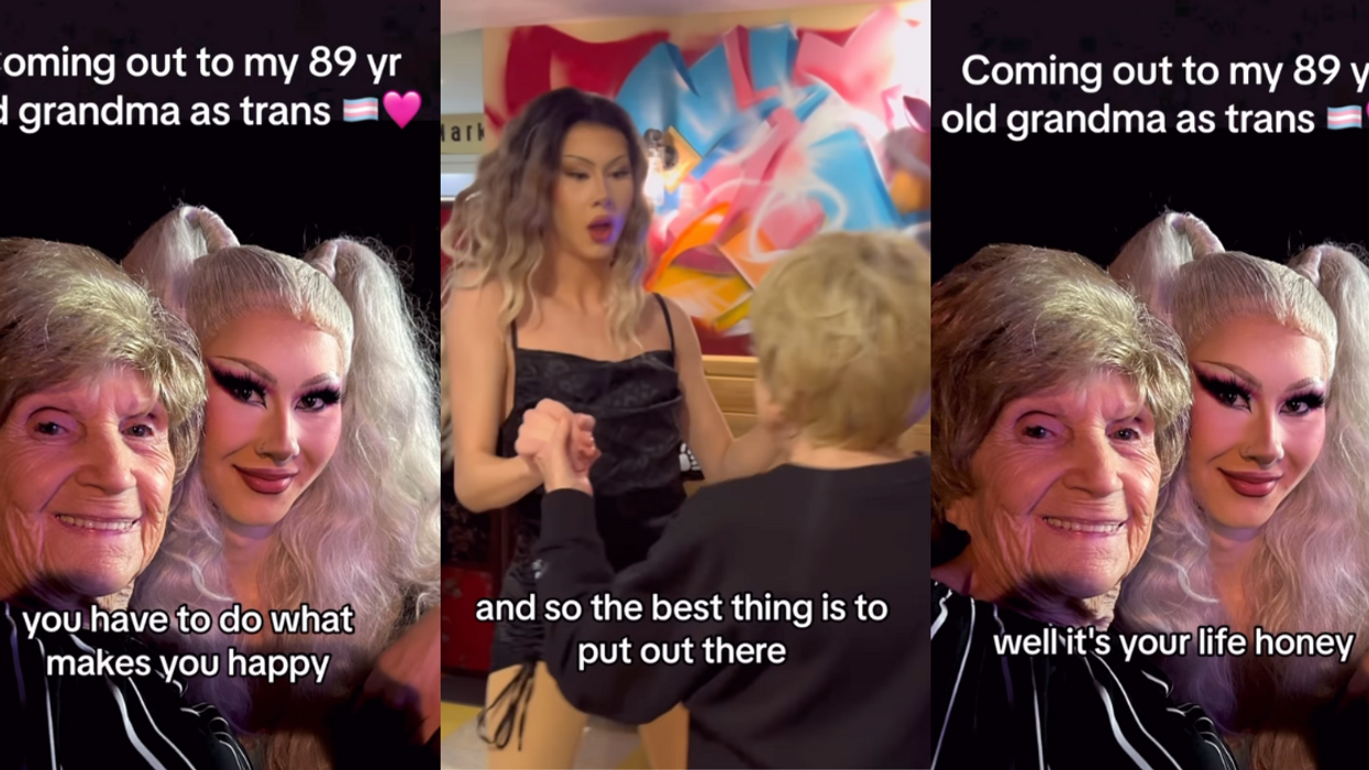 Instagram screenshots of Jenna Tea and great-grandmother