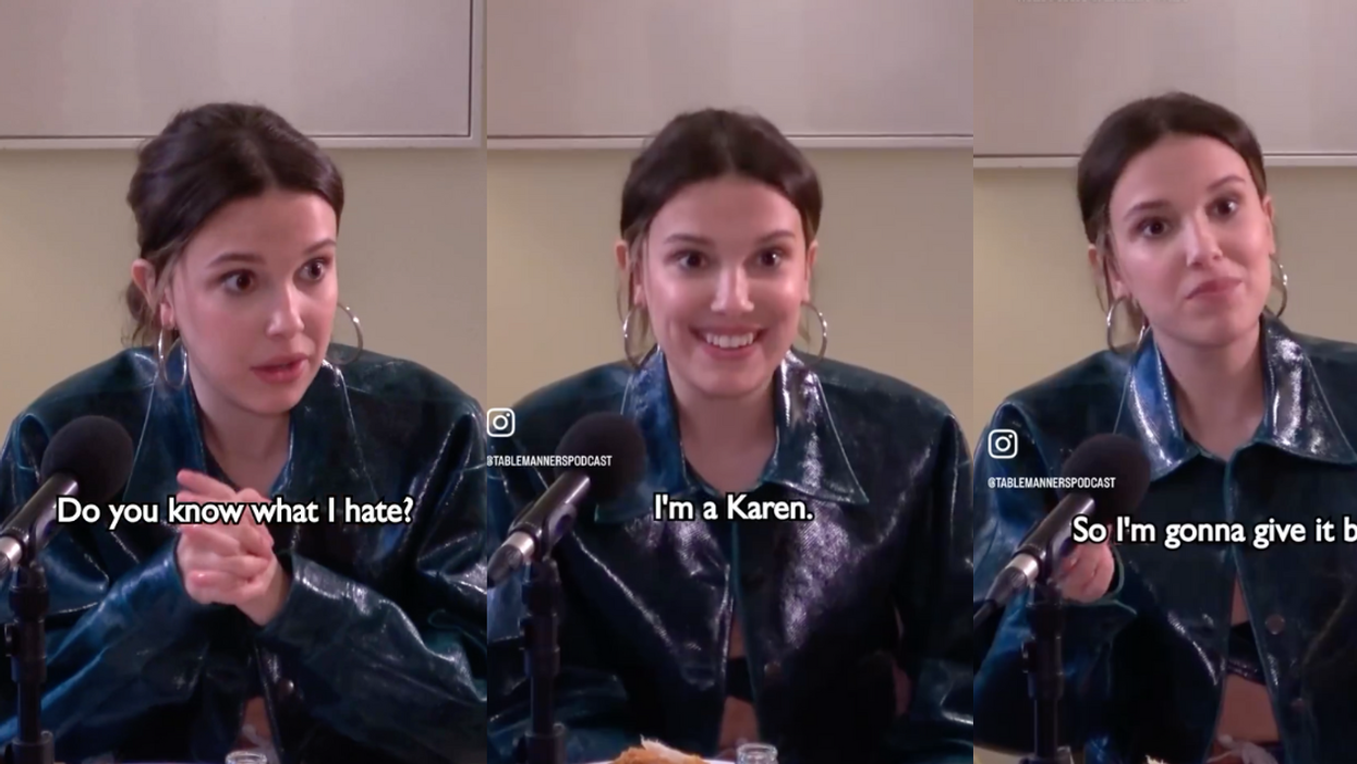 Instagram screenshots of Millie Bobby Brown