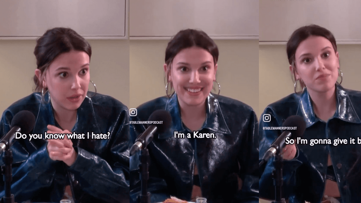 Instagram screenshots of Millie Bobby Brown
