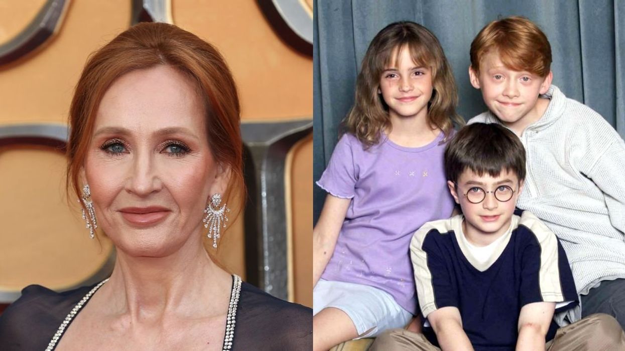 J.K. Rowling; Emma Watson, Rupert Grint, Daniel Radcliffe