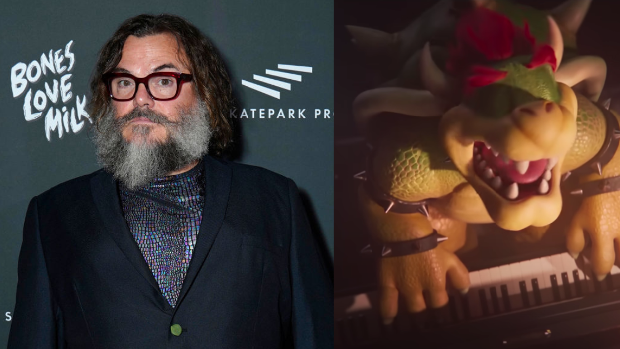 Jack Black; Bowser singing 'Peaches'