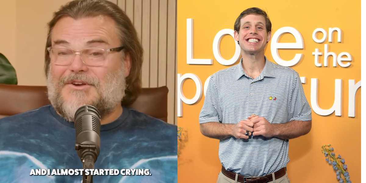Jack Black Chokes Up About Meeting Tanner Smith VIDEO Comic Sands