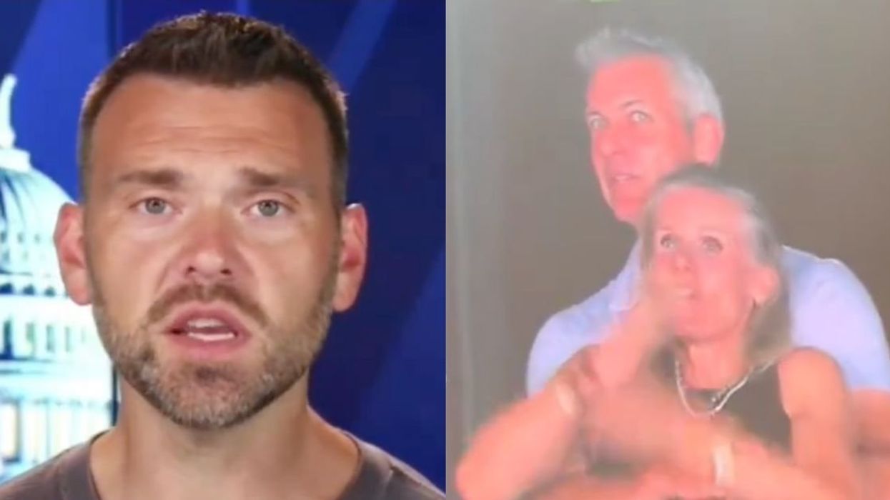 Jack Posobiec; Andy Byron and Kristin Cabot