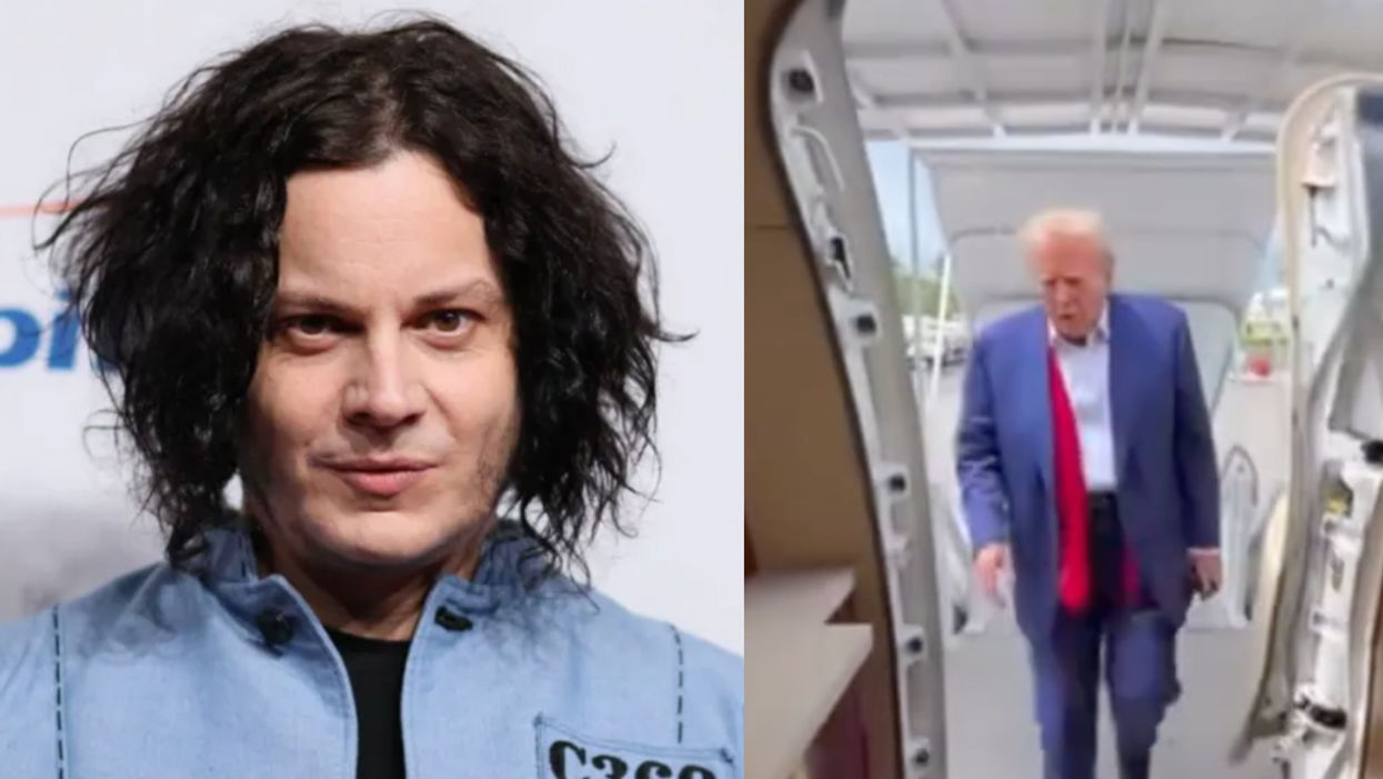 Jack White; Screenshot of Donald Trump