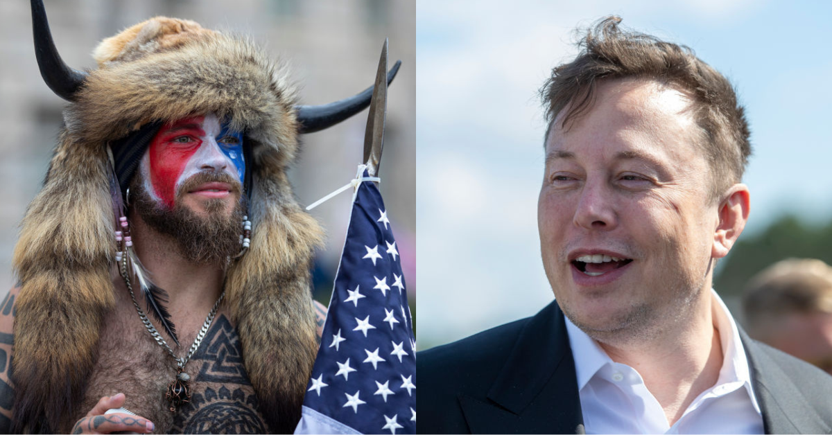 Jacob Chansley; Elon Musk