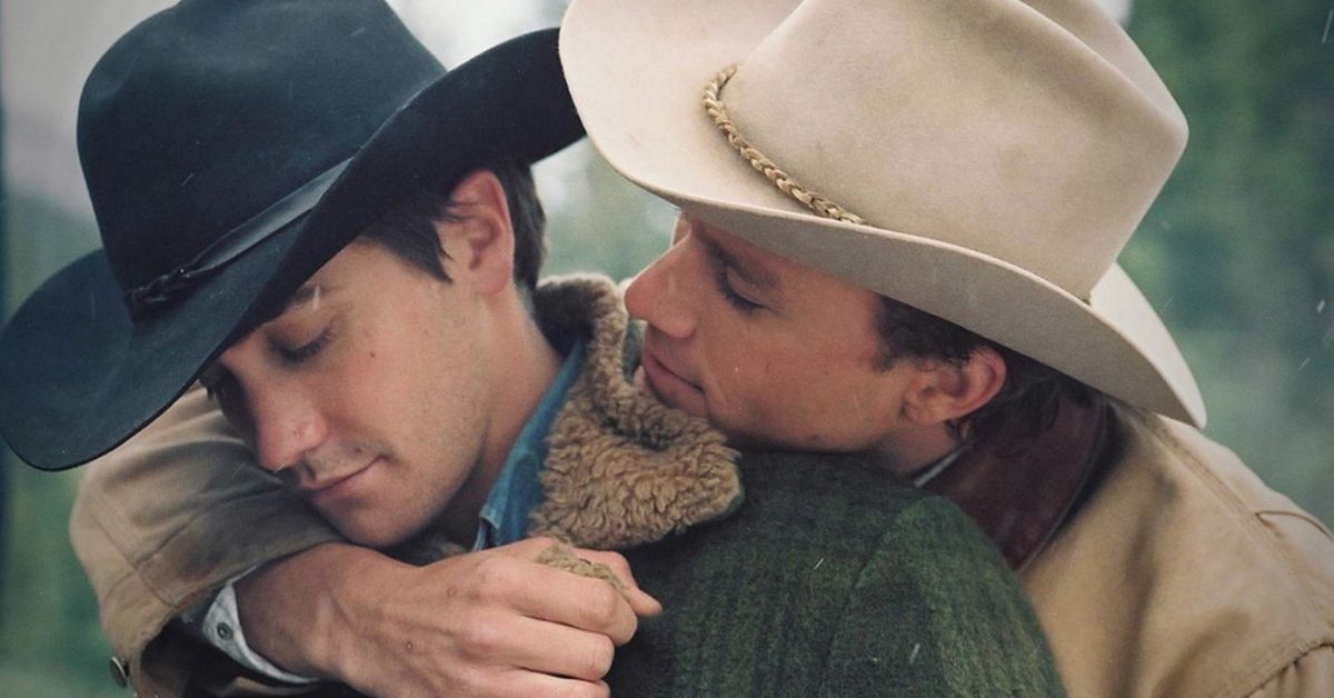Jake Gyllenhaal and Heath Ledger from "Brokeback Mountain"