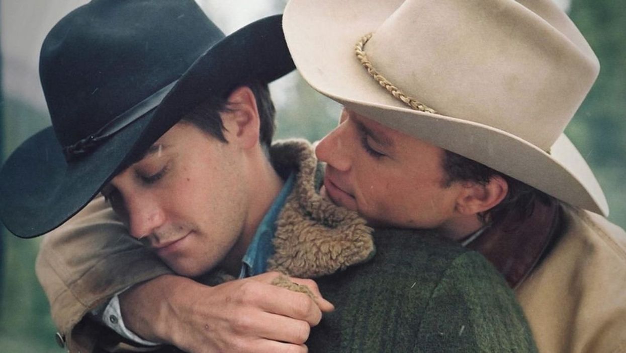 Jake Gyllenhaal and Heath Ledger from "Brokeback Mountain"