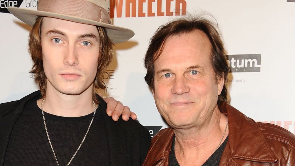 James Paxton with his father Bill Paxton