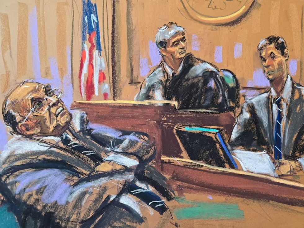 Jane Rosenberg's sketch of Rudy Giuliani
