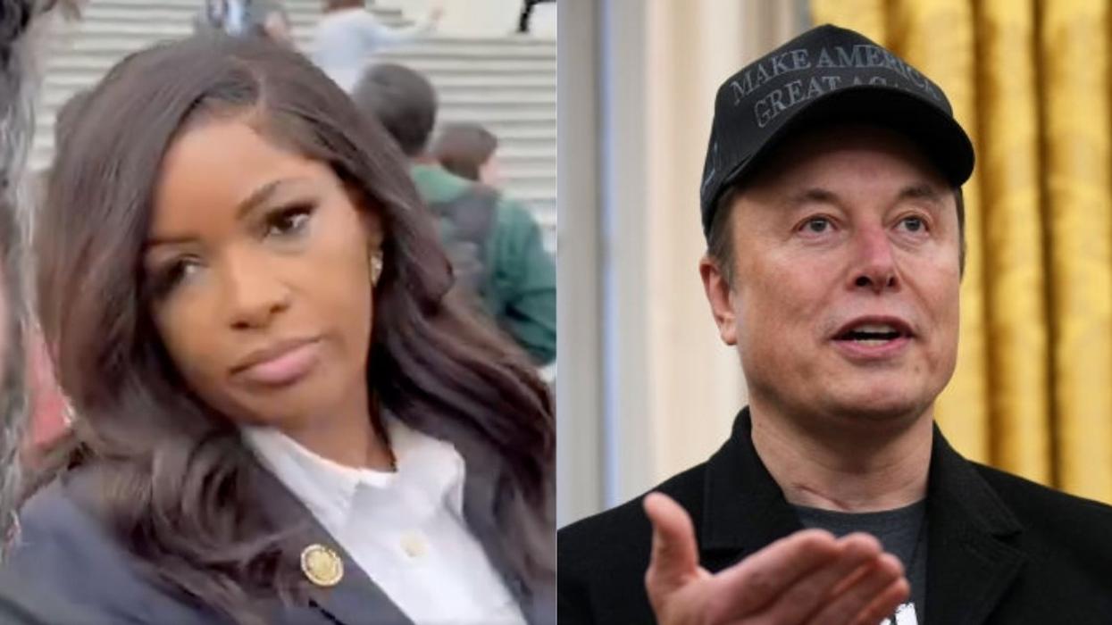 Jasmine Crockett / Elon Musk