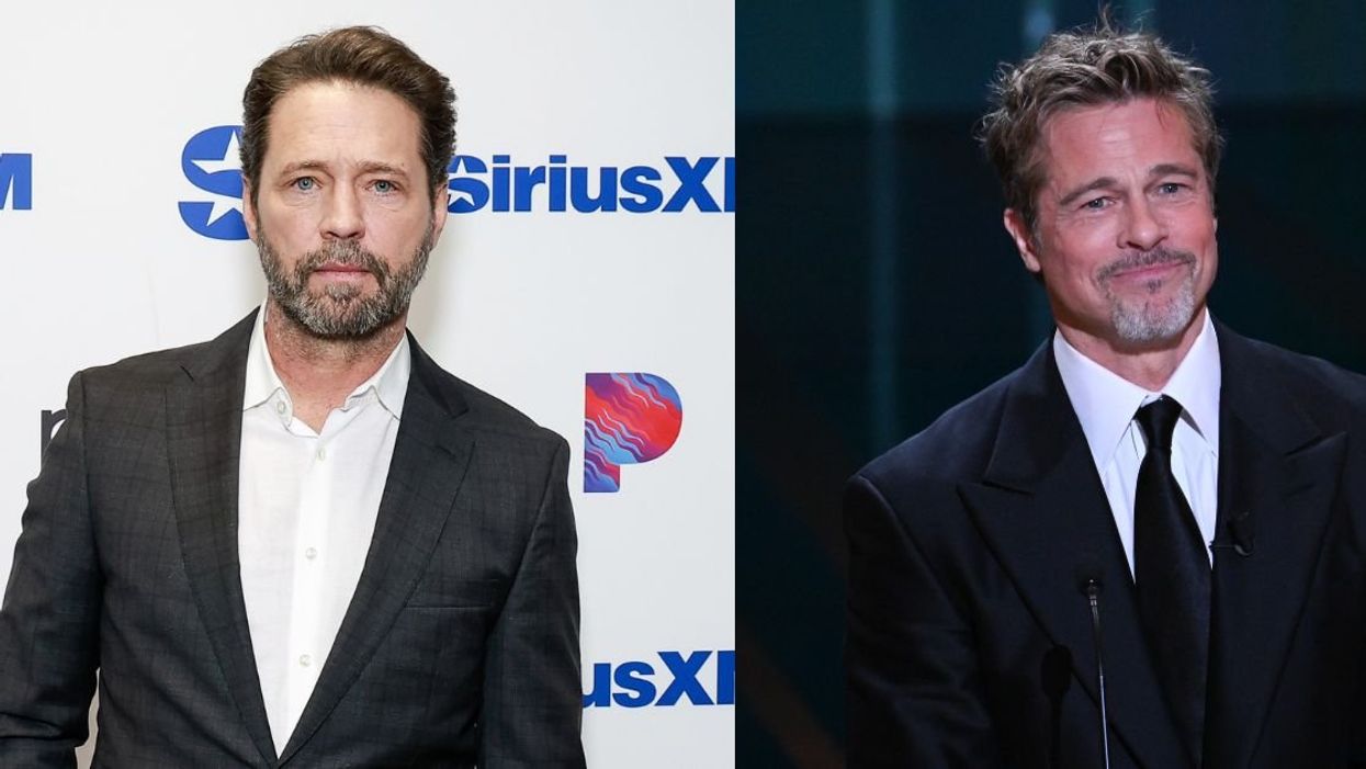 Jason Priestly; Brad Pitt