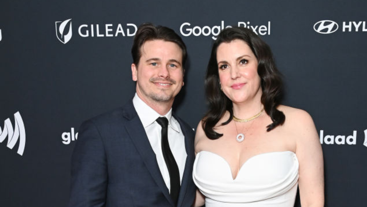 Jason Ritter and Melanie Lynskey