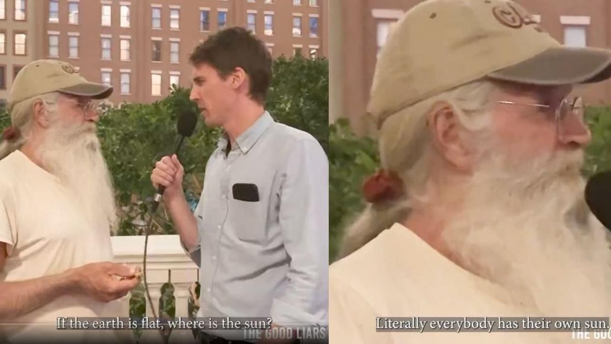 Jason Selvig and flat Earther
