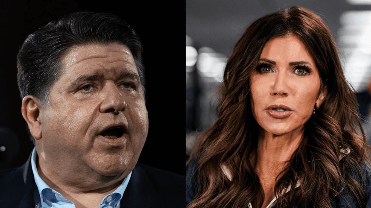 JB Pritzker; Kristi Noem