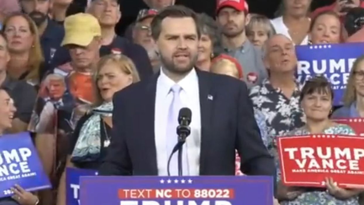 JD Vance at rally