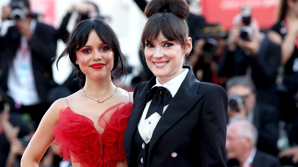 Jenna Ortega and Winona Ryder