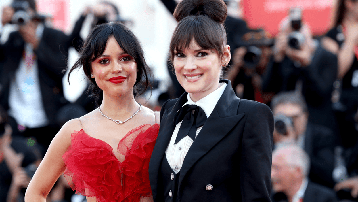 Jenna Ortega and Winona Ryder