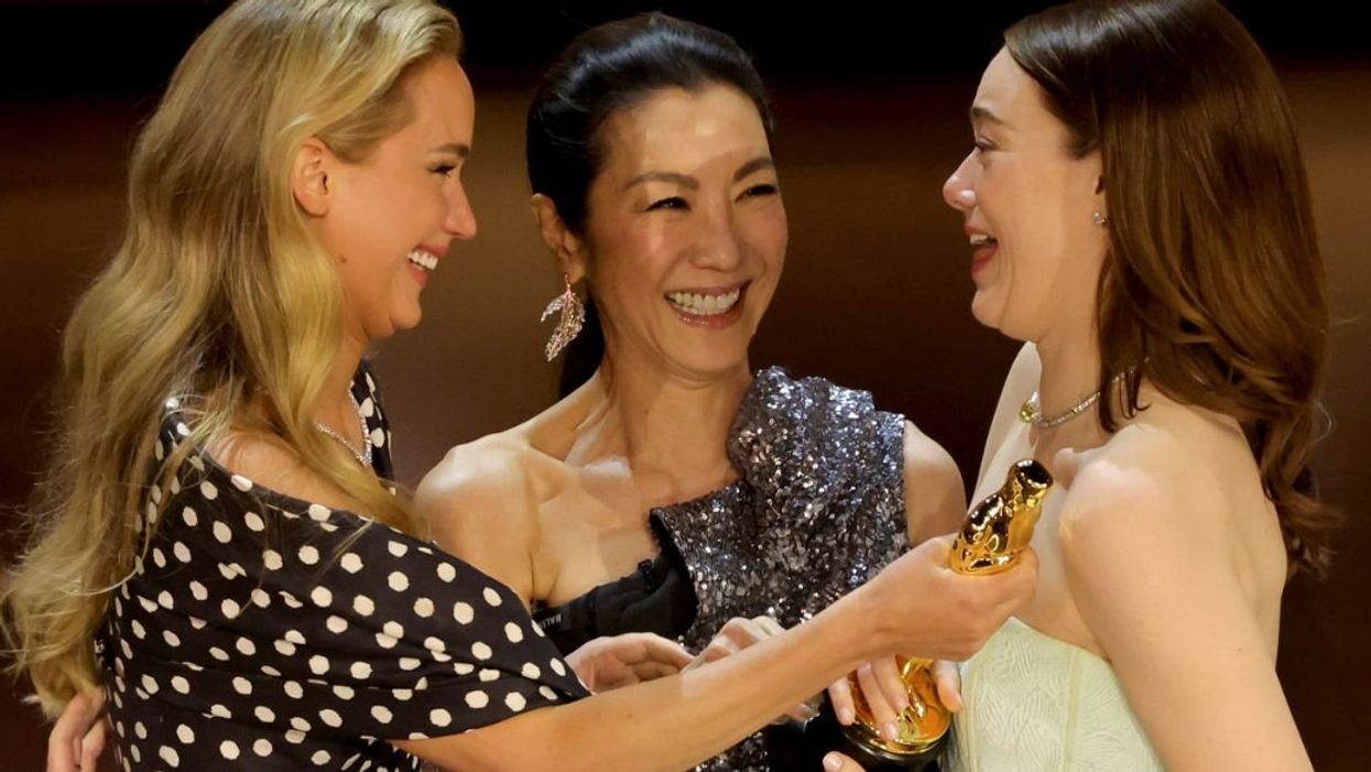 Jennifer Lawrence, Michelle Yeoh, Emma Stone