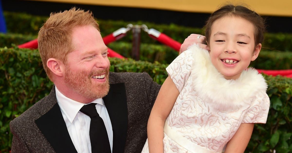 Jesse Tyler Ferguson with Aubrey Anderson-Emmons from 2015